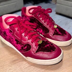 ADIDAS Men’s Continental 80 Velvet Pack Burgundy 7.5 originals